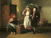 august malmstrom herrns och fruns marknadsresa painting